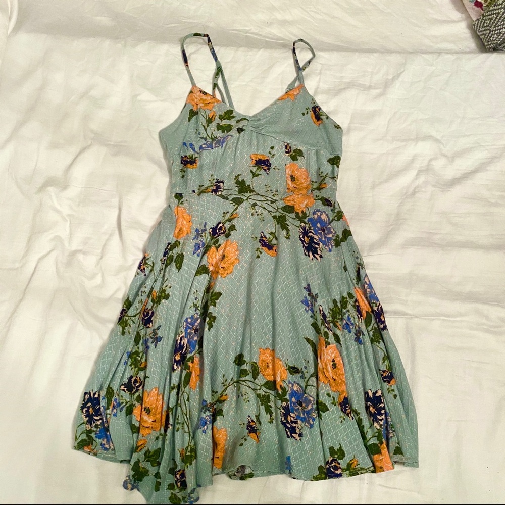 Free people floral summer minidress